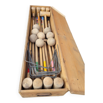 Old croquet game