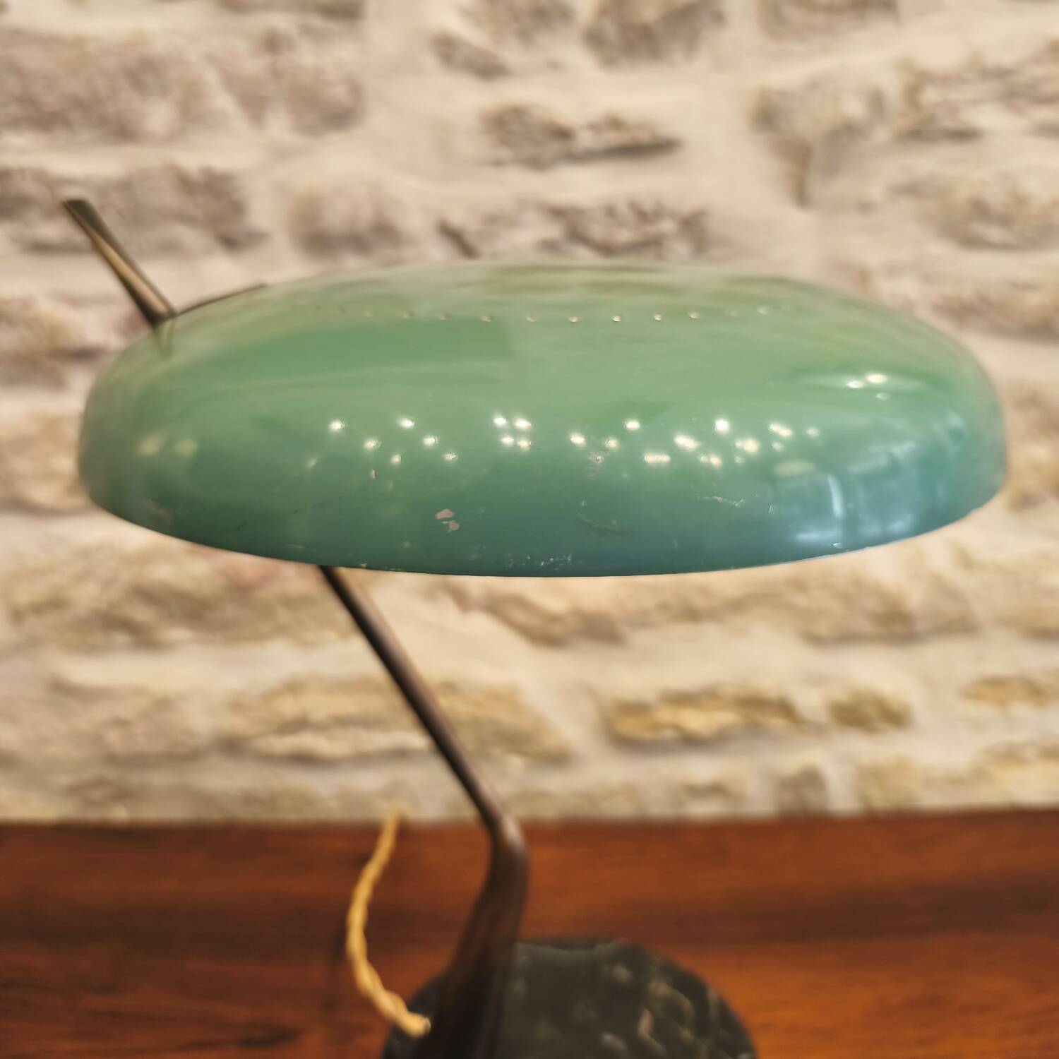 Lampe à poser design Oscar Torlasco, Lumen Milano, 1950