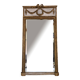 Trumeau/Louis XVI style mirror/Golden wood & stuff/Beveled glass/c1920