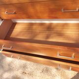 vintage commode, tapered legs