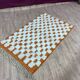 Ecru Moroccan rug with geometric patterns 250cm x 150cm
