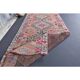 Vintage Turkish Oushak Handmade Wool Cotton Purple Runner Rug 89x375