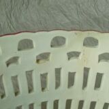 BASKET IN FAIENCE OPENWORK KELLER AND GUERIN LUNEVILLE