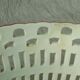 BASKET IN FAIENCE OPENWORK KELLER AND GUERIN LUNEVILLE