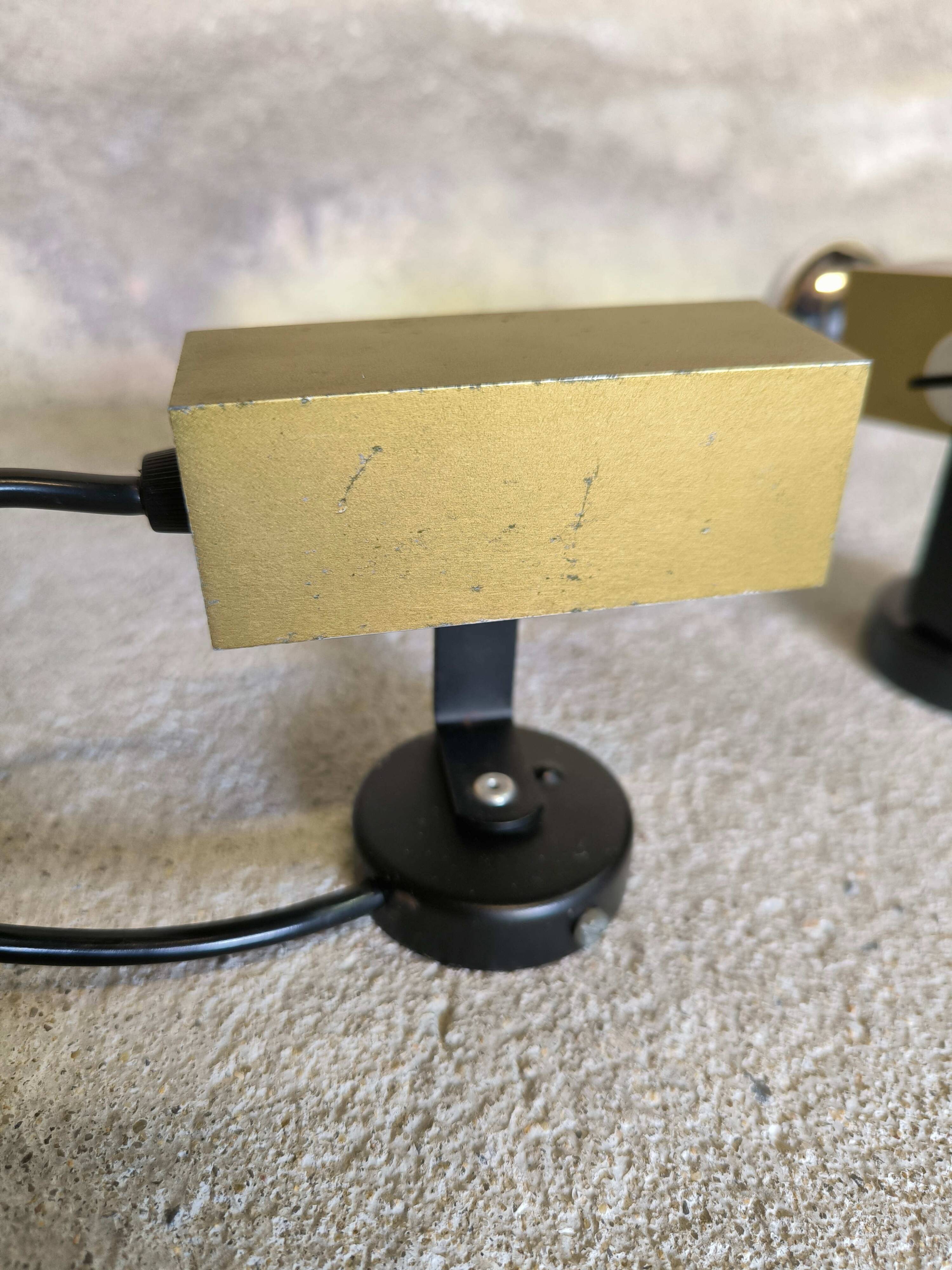 Pair of vintage spotlights