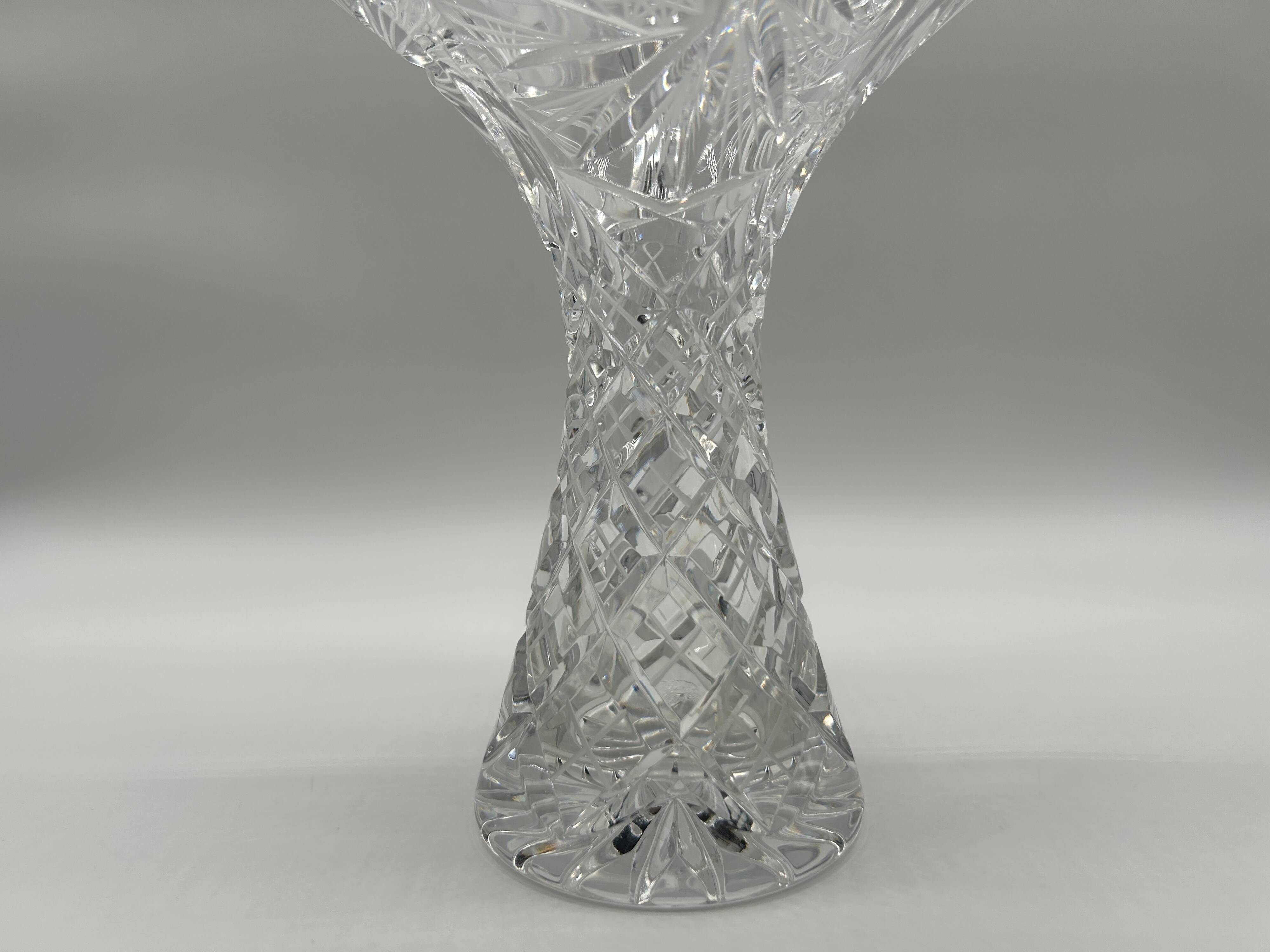 Vase en cristal du Bohême