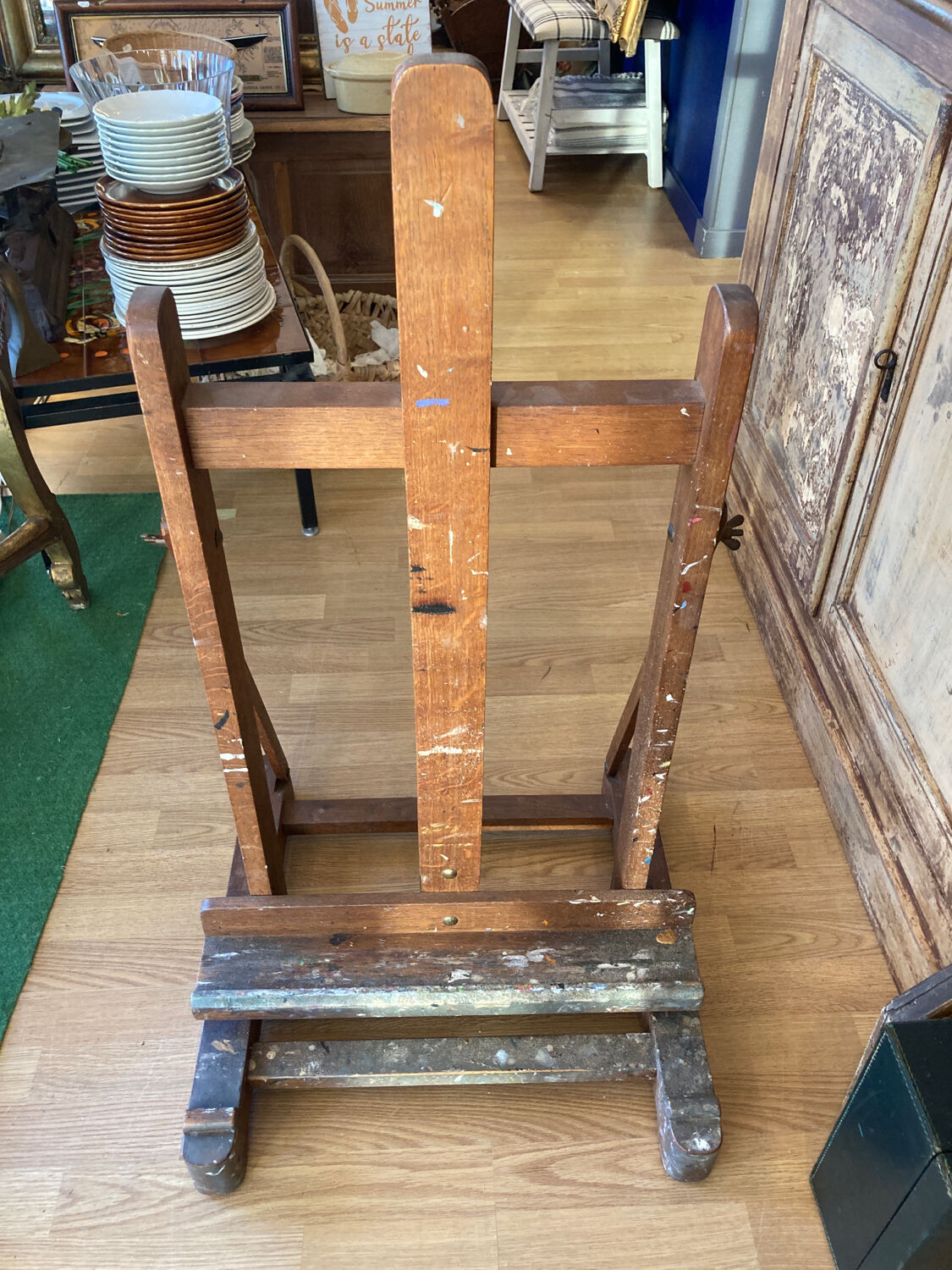 Chevalet bois vintage