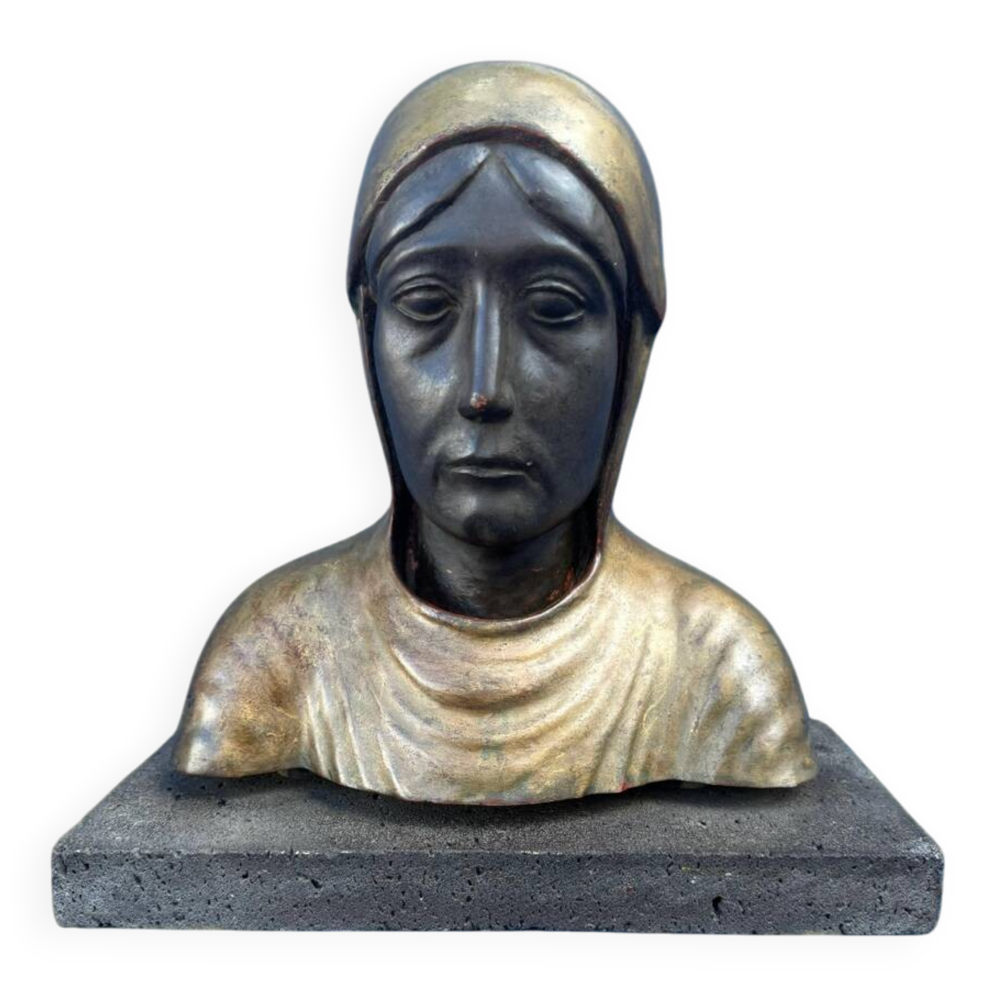 Bust of the Black Virgin of Marsat, Moulding Workshops of the Louvre