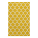 Vintage Moroccan Hand Loomed Yellow and Ivory Wool Rug, Late 20th Century