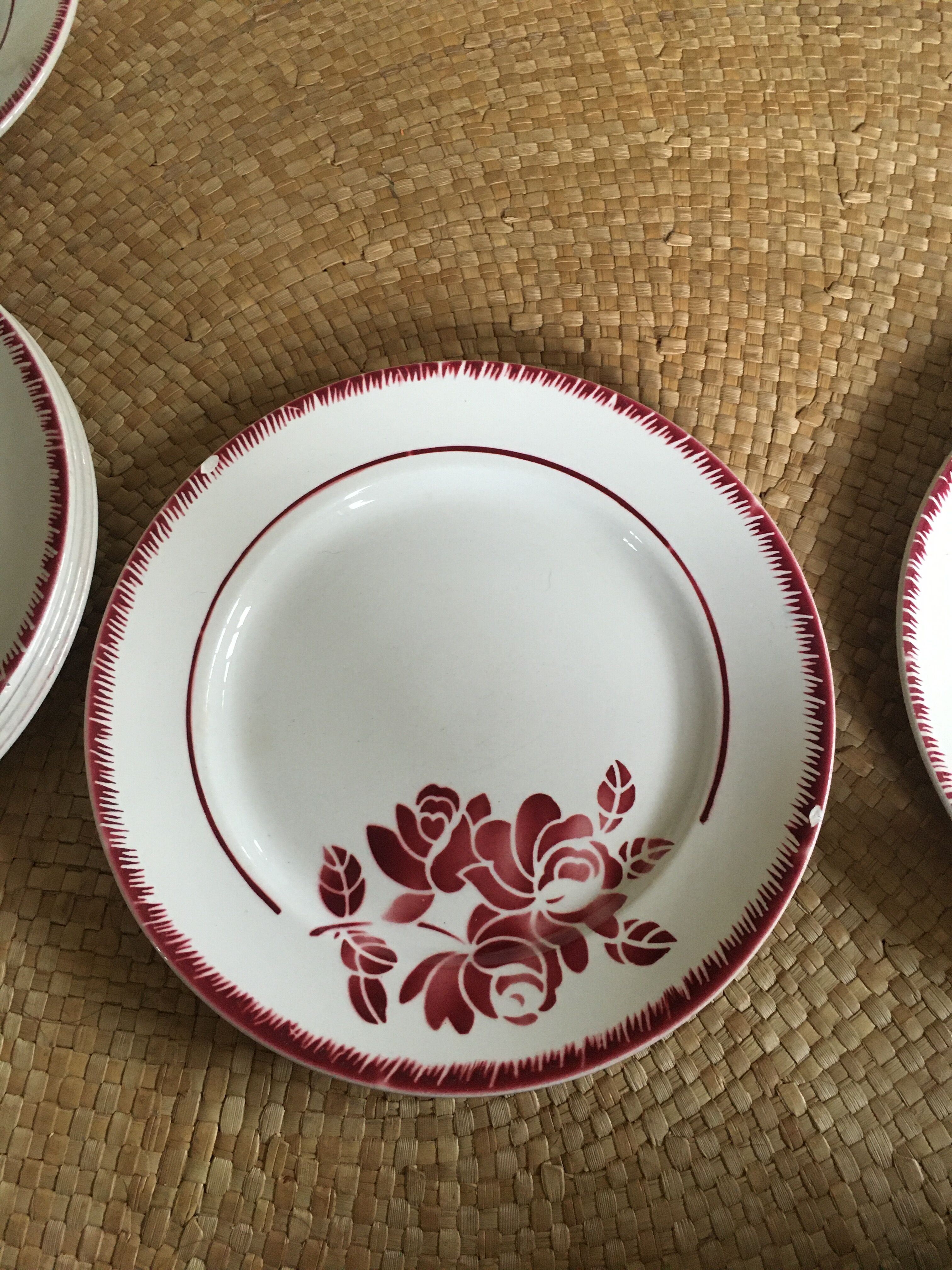 Series of 8 flat plates