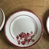 Series of 8 flat plates