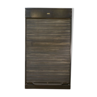 Ronéo brand metal shutter filing cabinet from the 1950s