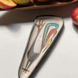 Ceramic dish Odette Dijeux rooster decoration