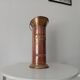Old umbrella stand in copper, brass and porcelain