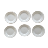Set of 6 plates HBCM Montereau