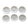 Set of 6 plates HBCM Montereau