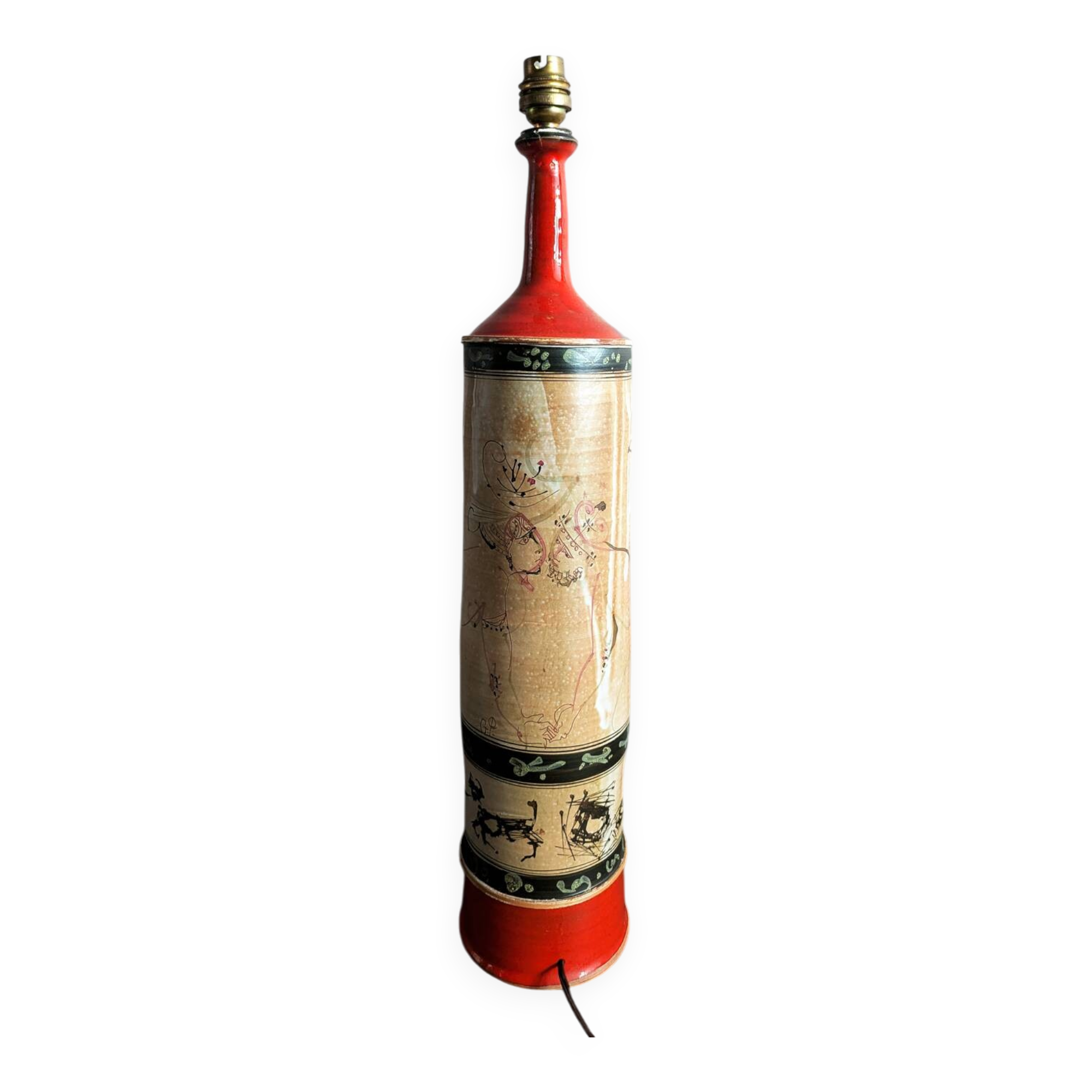 Gilbert Portanier (1926-2023) Large bottle or lamp base