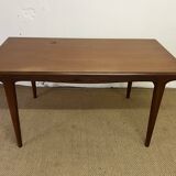 Scandinavian style teak table with extensions