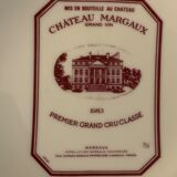 6 plates Limoges Grands Vins de Bordeaux and Châteaux du Médoc