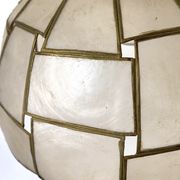 Vintage day abat to hang in mother-of-pearl and brass