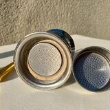 Italian coffee maker kitty oro 3 cups Guido Bergna italy vintage 80 stainless steel and brass