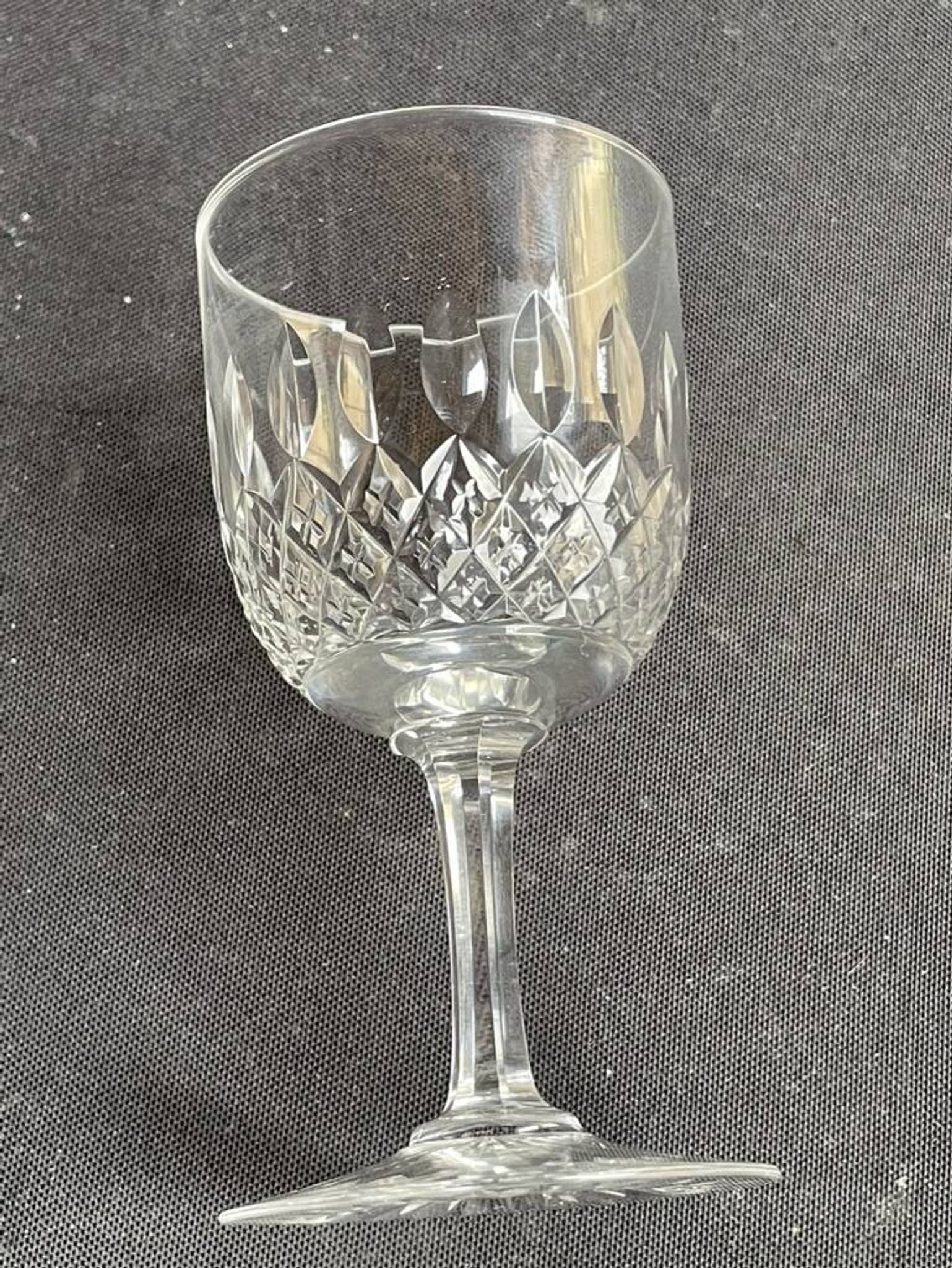 10 Verres à porto Baccarat taille 5475
