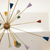 Lustre in the style of Italian creations of the 60s