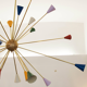 Lustre in the style of Italian creations of the 60s