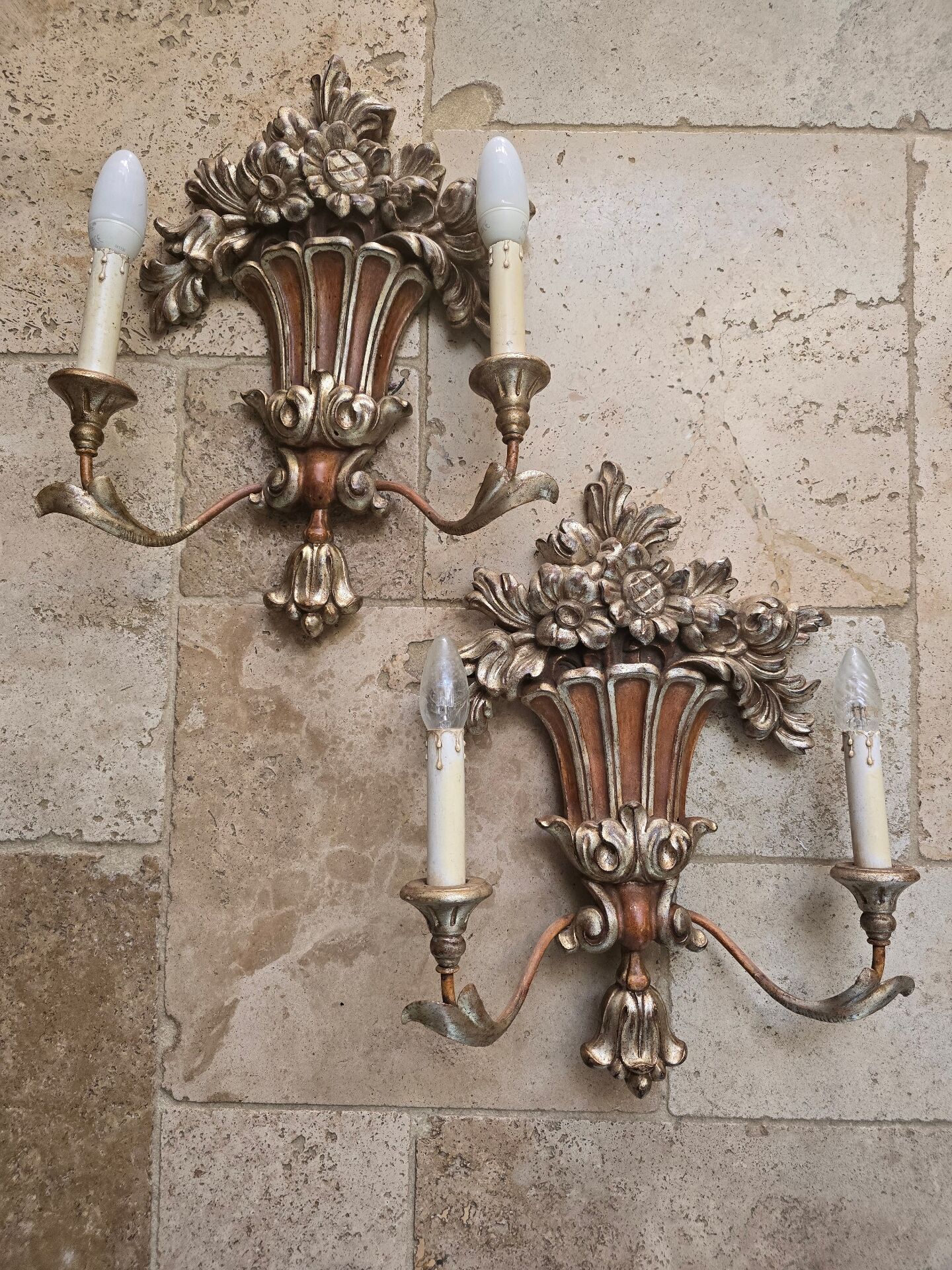 Paire d'appliques Palladio