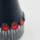 Vase Schlossberg Isle Stéphan black red vintage