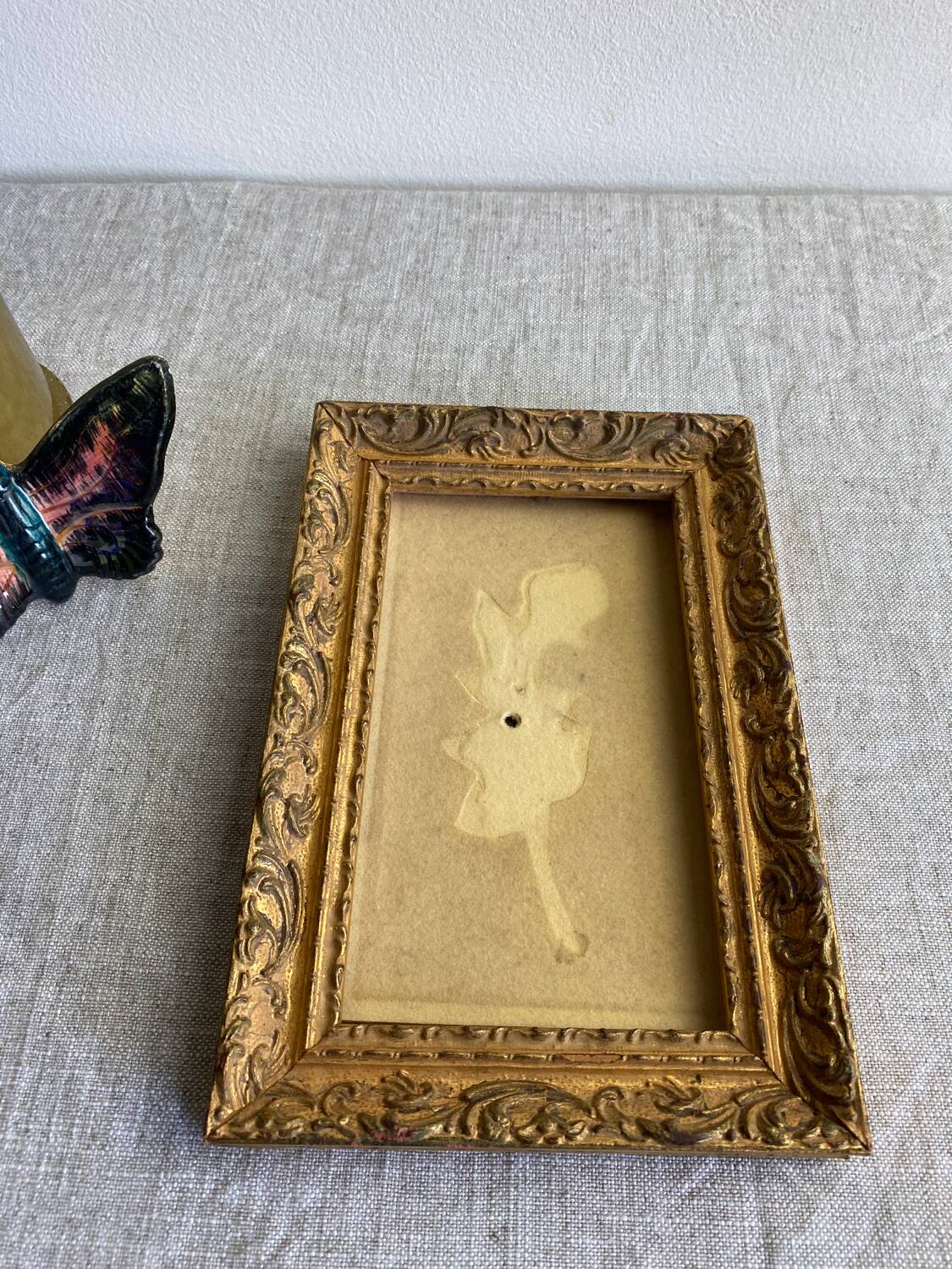 Small gilded wooden frame