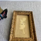 Petit cadre en bois doré