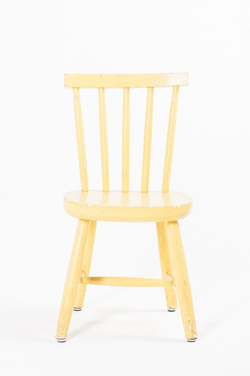 Yellow kids chair