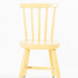 Chaise d’enfants jaune
