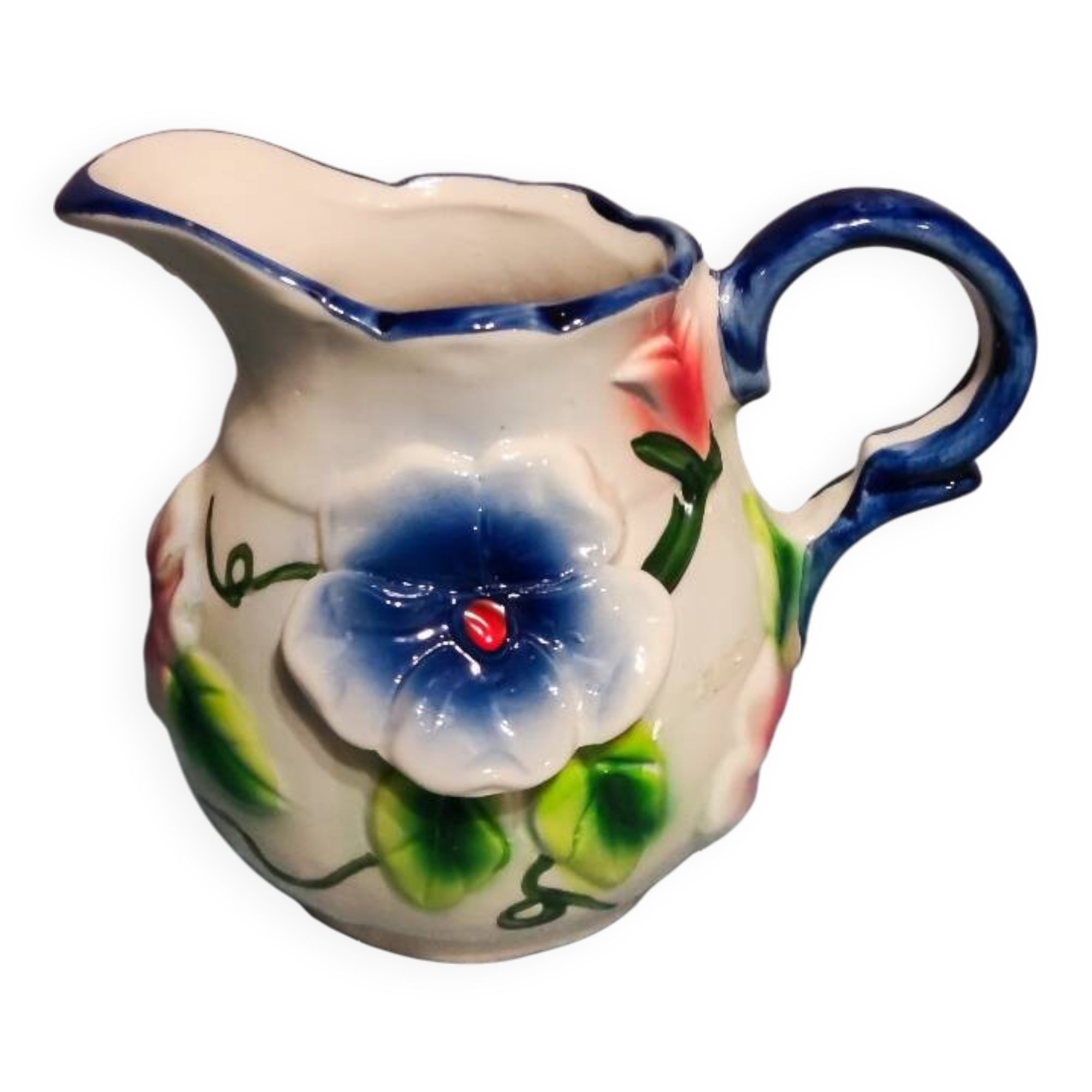 Earthenware milk jug