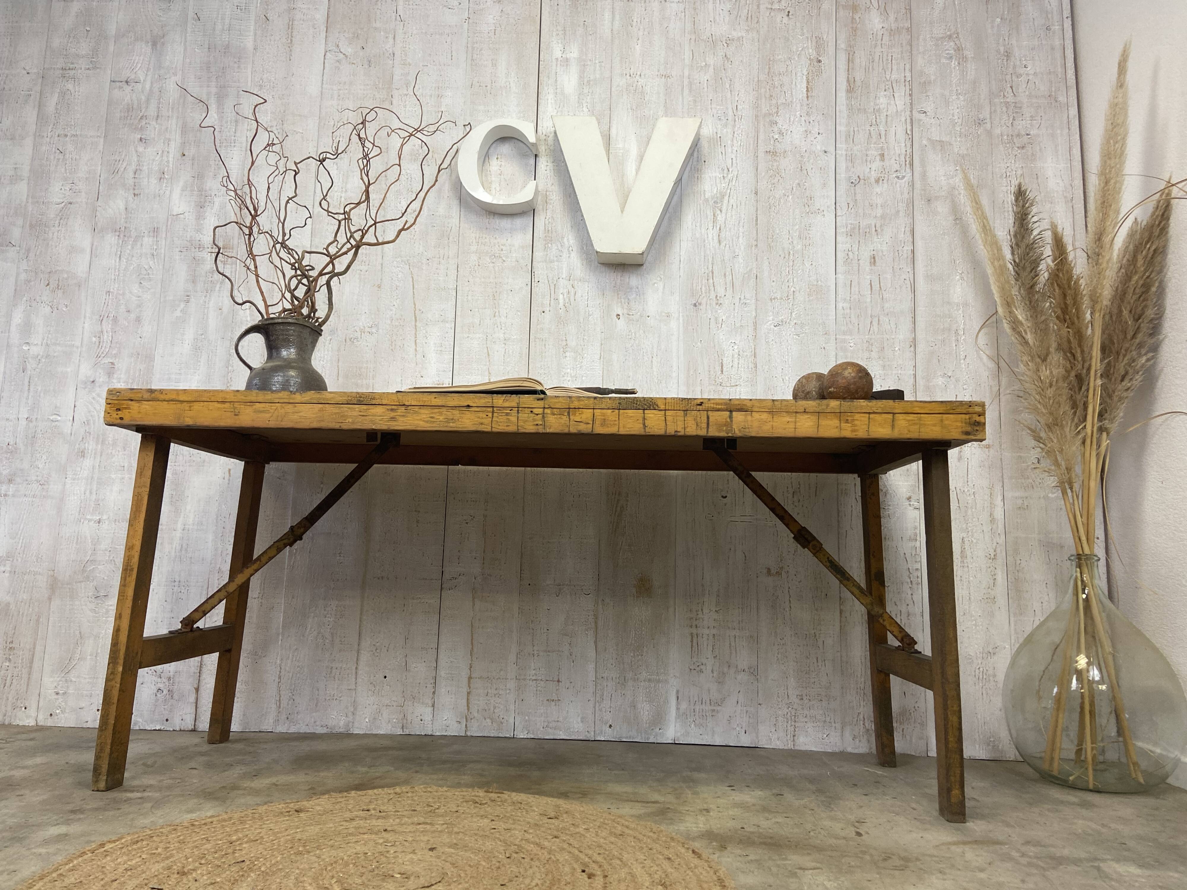 Vintage workshop table