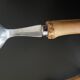 Salad servers with bamboo handles