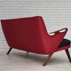 1960s, Danish design by Ch. F. Brodersen, 2 seater sofa, reupholstered.
