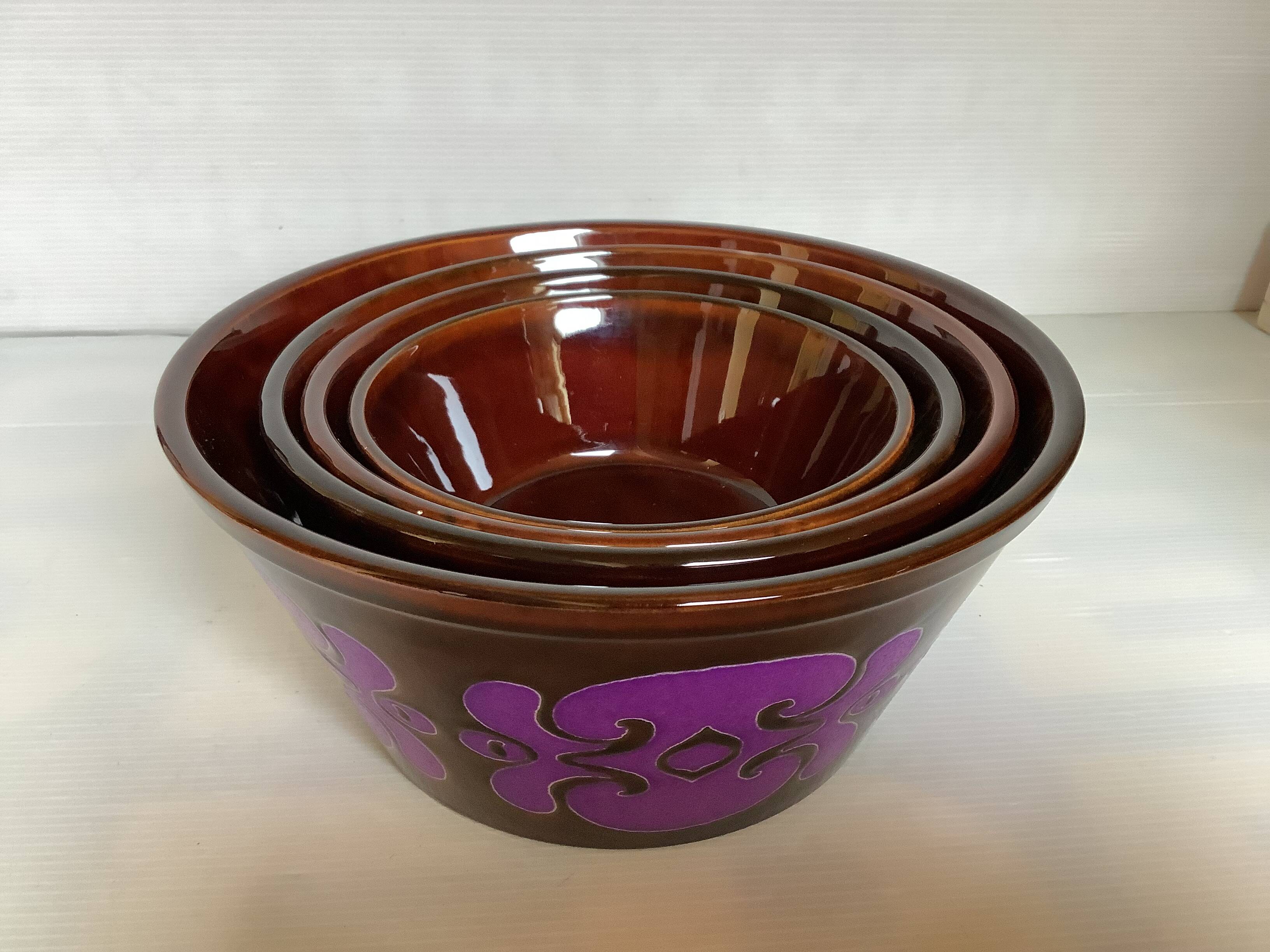 Four Schramberg Germany salad bowls