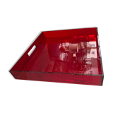 Design top in red plexiglass