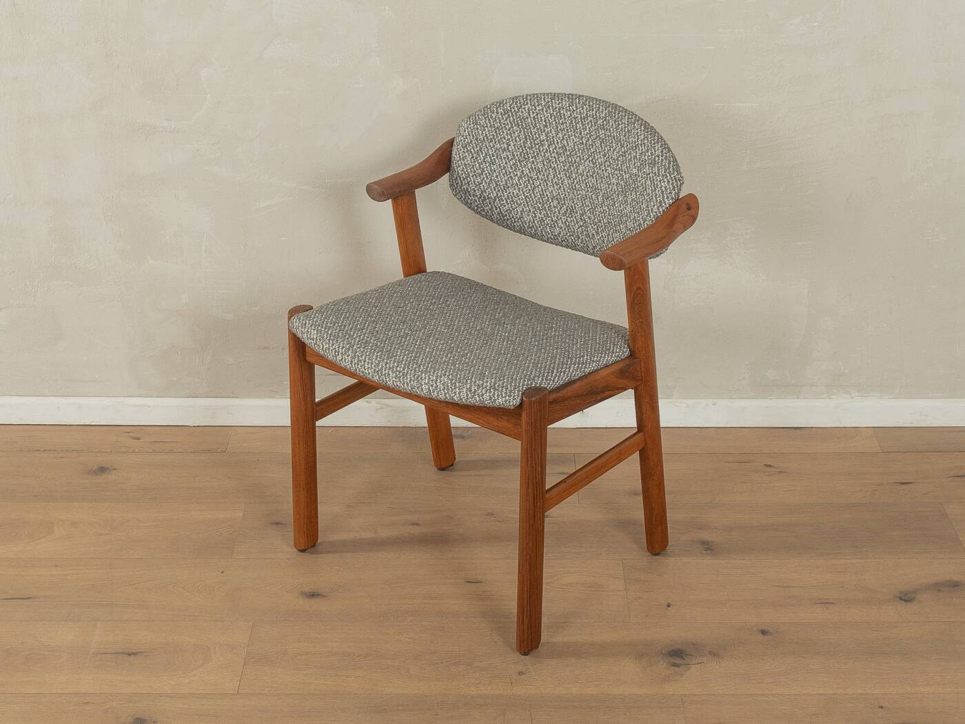 Classic desk chair by Schou Andersen from the 1960s with a teak wood frame