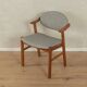 Classic desk chair by Schou Andersen from the 1960s with a teak wood frame