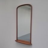 Miroir en bois avec tablette