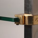 Peter Ghyczy 1970 corner cabinet – iconic stainless steel & aluminum model R16