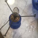 Mushroom lamp in glass paste