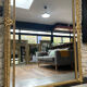 Mirror 244.5/142.5cm Louis XIV with mercury glass, gold leaf.