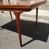 Table scandinave teck extensible