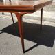 Scandinavian teak table expandable