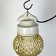 Vintage white porcelain pendant light, 1970s
