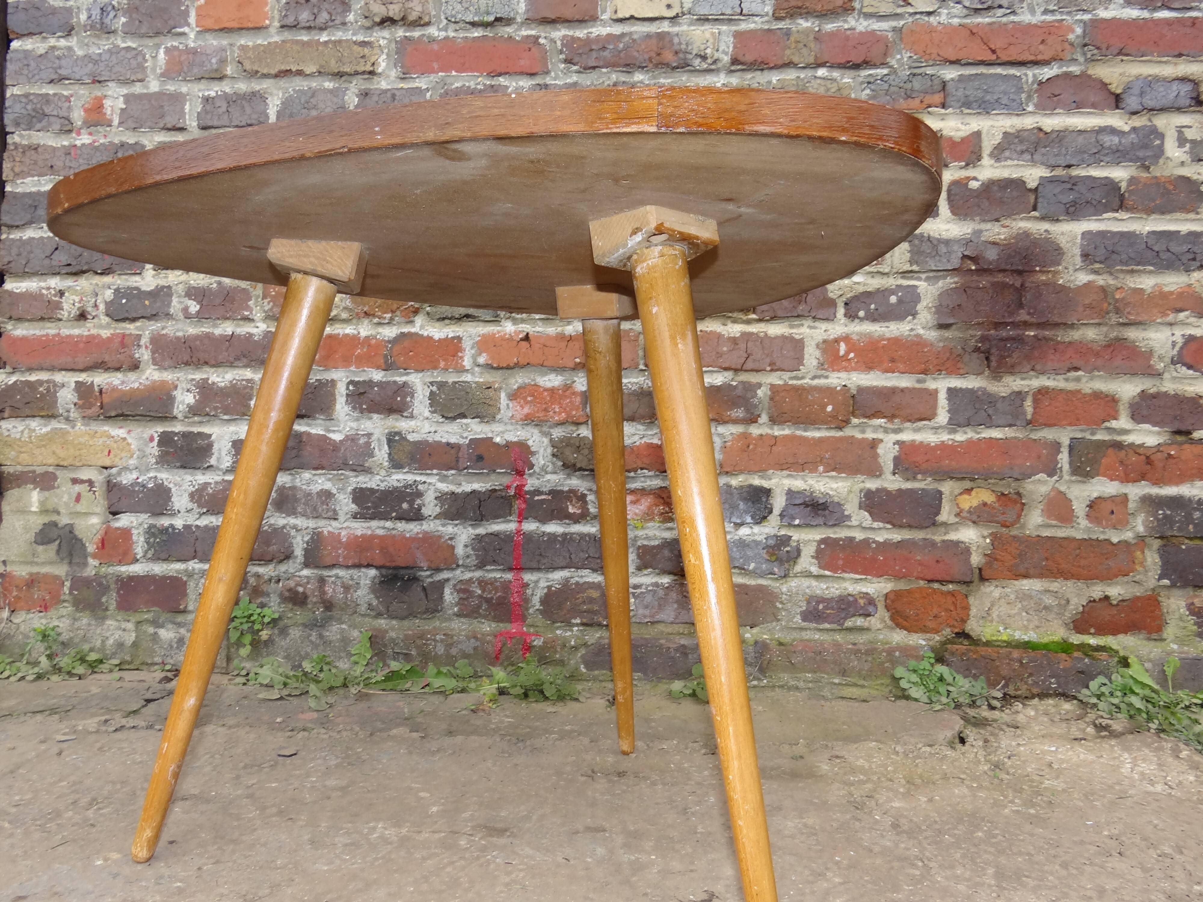 1950 free-form side table